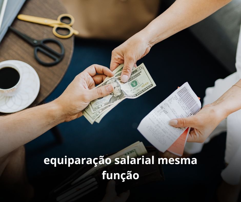 equiparação salarial mesma função